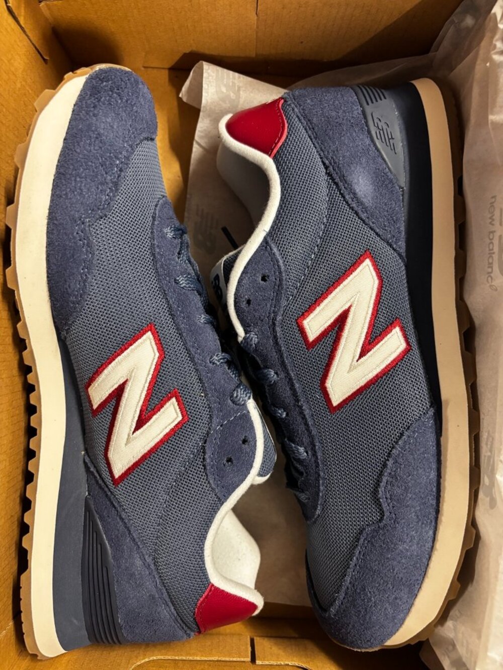 New Balance 515 Classic Men’s Sneakers Blue White Size 10.5 – Brand New